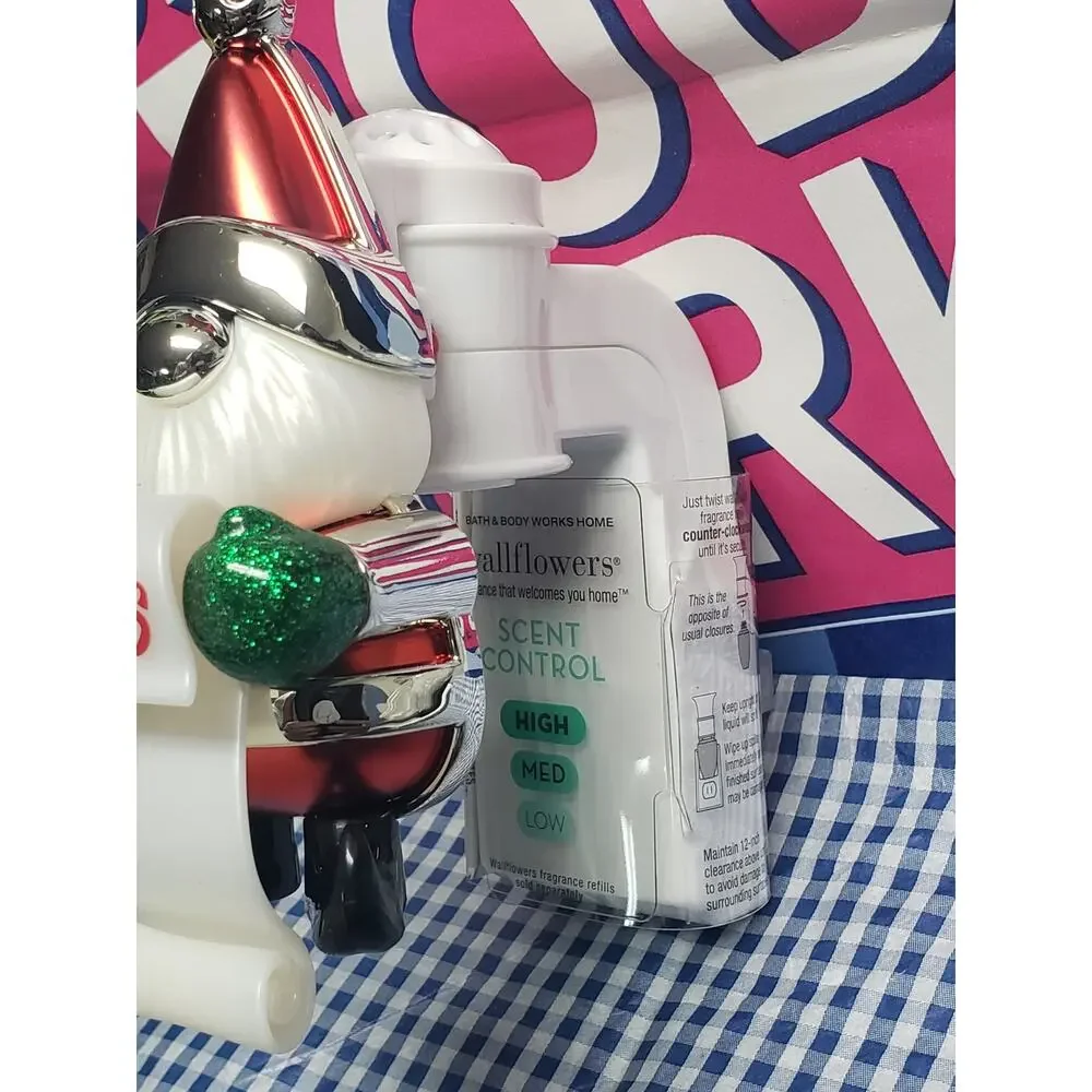 BBW Nice List Gnome Scent Control Wallflower Fragrance Plug In Home Scent Decor